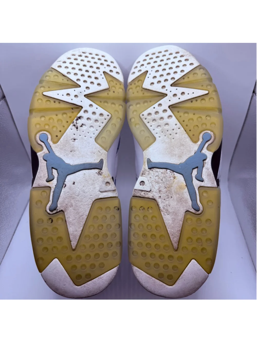 Nike Air Jordan Retro 6 UNC White‎ UNC Home Sneakers Men's Size 11.5